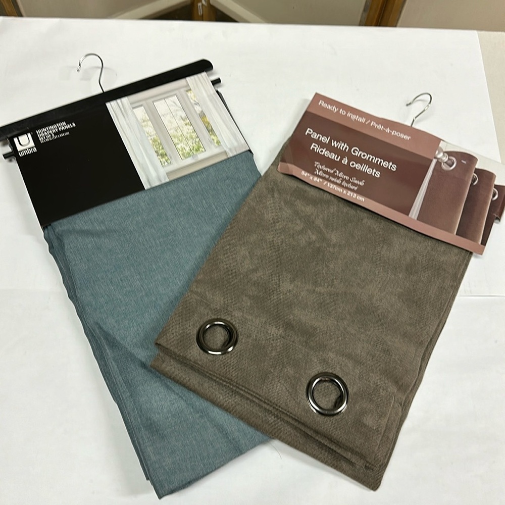 Set of two drapery panels. New and never been used.